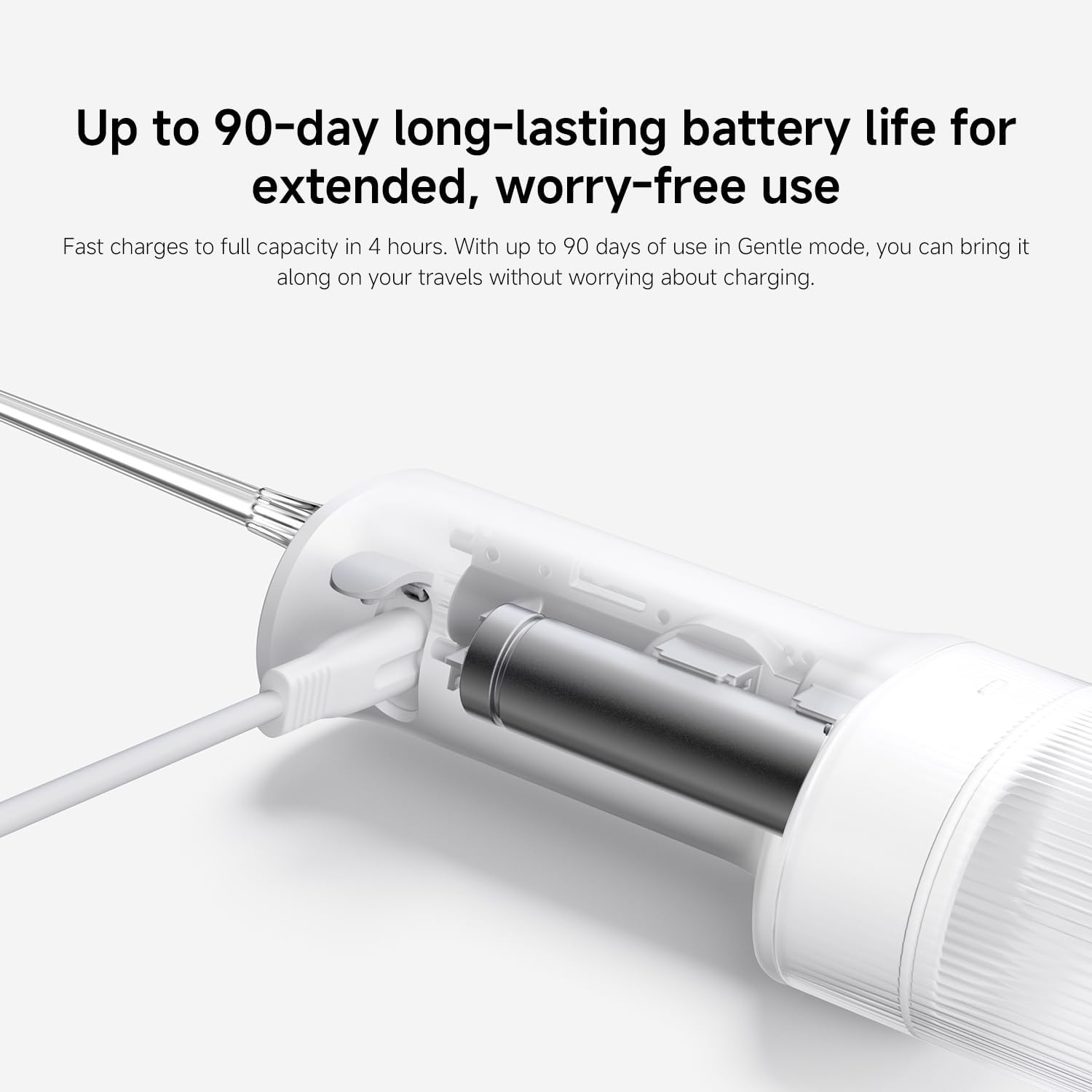 Xiaomi Water Flosser 2, Electric Oral Irrigator, Portable Dental Flosser, Rechargeable Water Jet Cleaner, Deep Teeth Cleaning Device, Gum Care Interdental Cleaner, Braces Friendly Flosser, USB-C