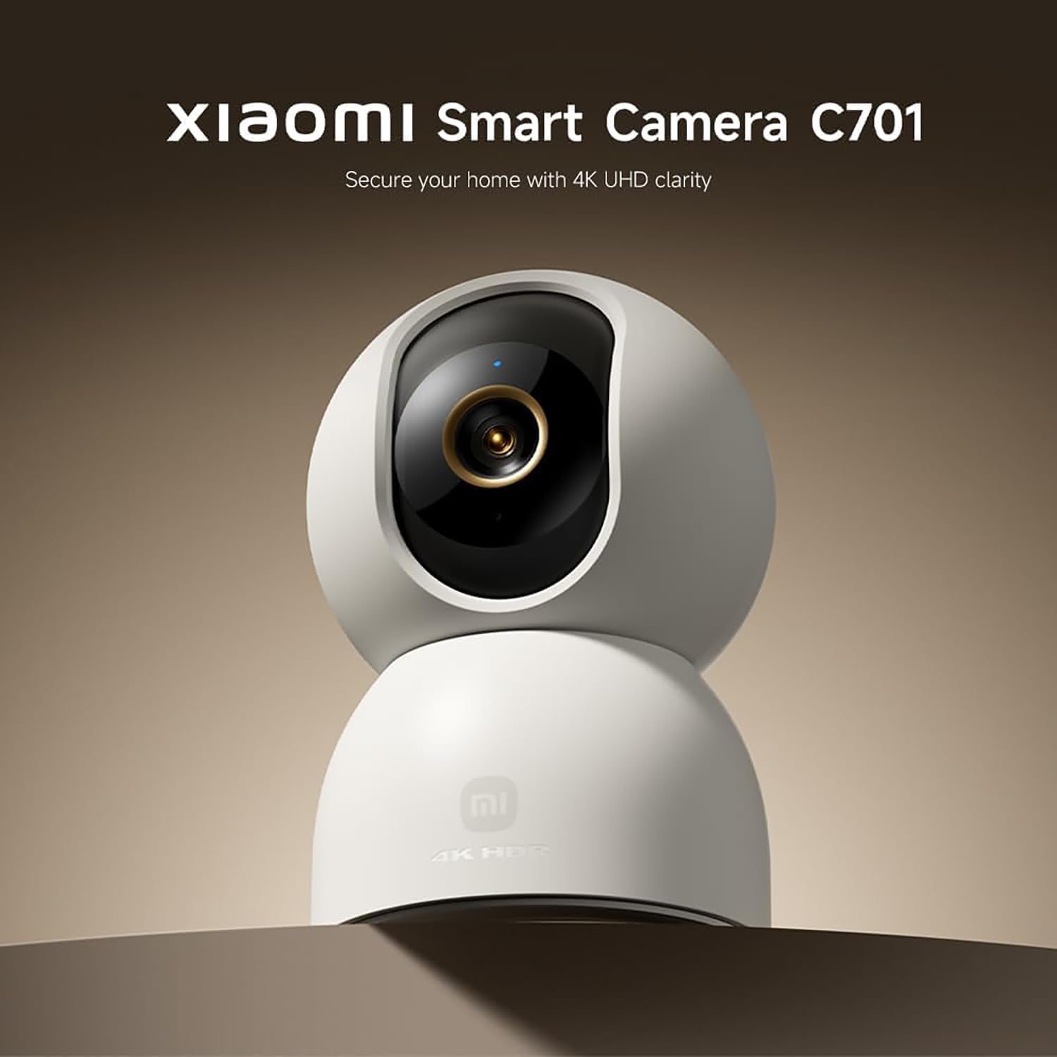 【Special Offer】Xiaomi Smart Camera C701 -  4K WiFi Indoor Security Camera 8MP AI Human Detection 360° Pan Tilt Color Night Vision Two-Way Audio Smart Home CCTV