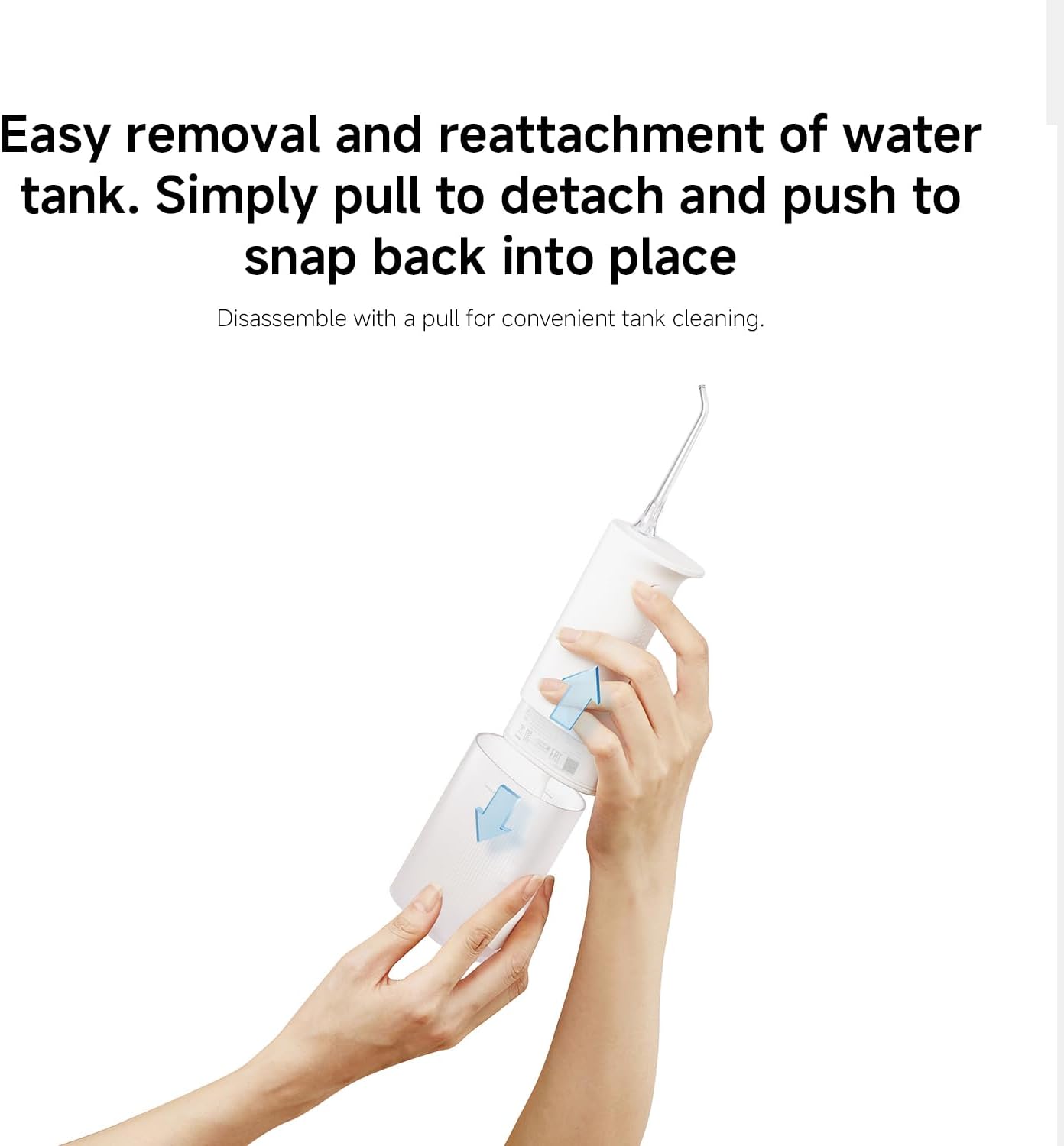Xiaomi Water Flosser 2, Electric Oral Irrigator, Portable Dental Flosser, Rechargeable Water Jet Cleaner, Deep Teeth Cleaning Device, Gum Care Interdental Cleaner, Braces Friendly Flosser, USB-C
