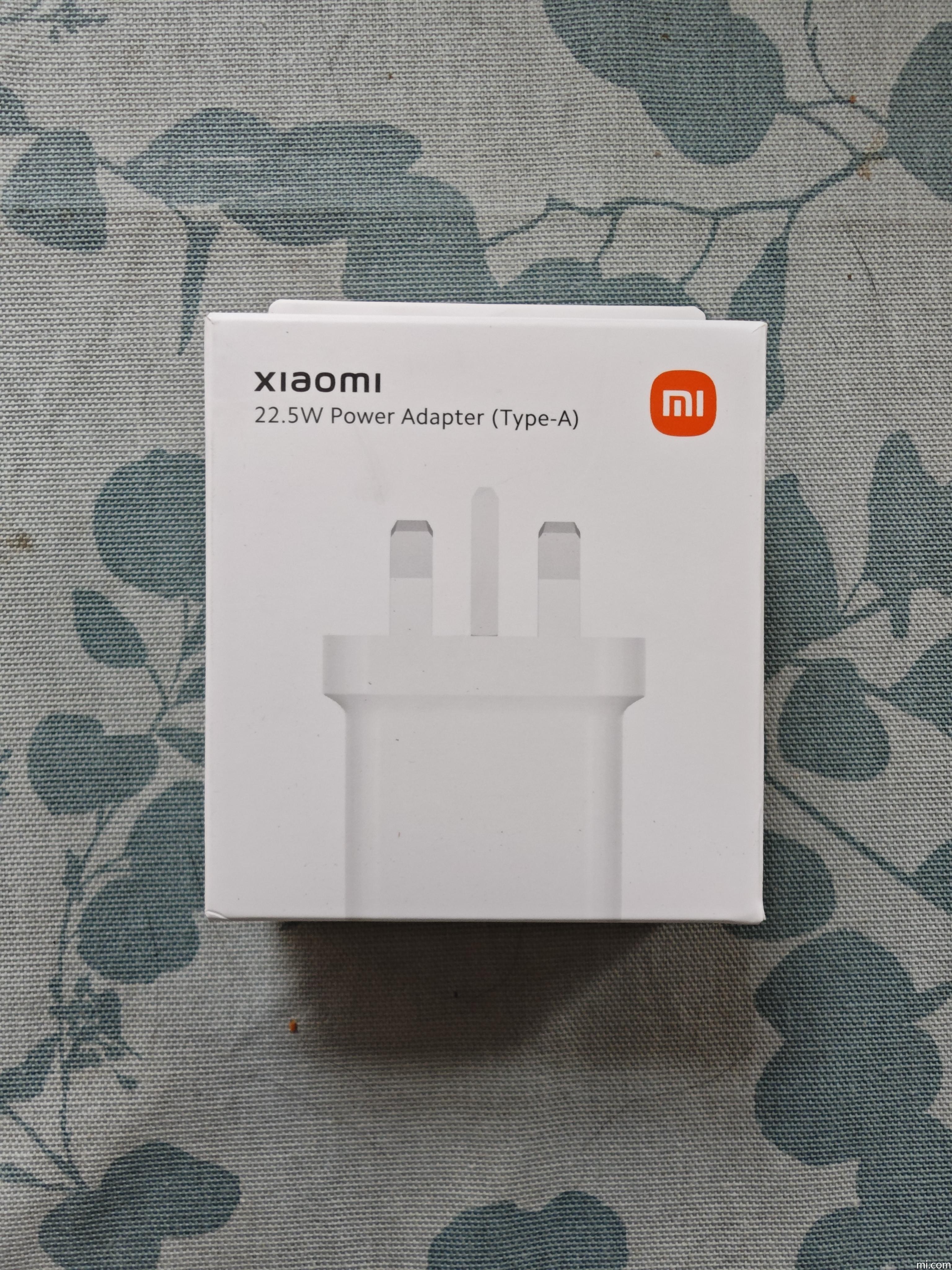 【Xiaomi Official】XIAOMI 22.5W POWER ADAPTER - Fast Charger USB-A Wall Charger QC3.0 Quick Charge Compact Travel Charger for Xiaomi Redmi POCO  and Android Devices