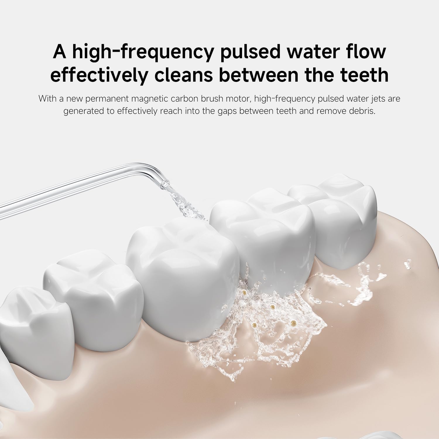 Xiaomi Water Flosser 2, Electric Oral Irrigator, Portable Dental Flosser, Rechargeable Water Jet Cleaner, Deep Teeth Cleaning Device, Gum Care Interdental Cleaner, Braces Friendly Flosser, USB-C