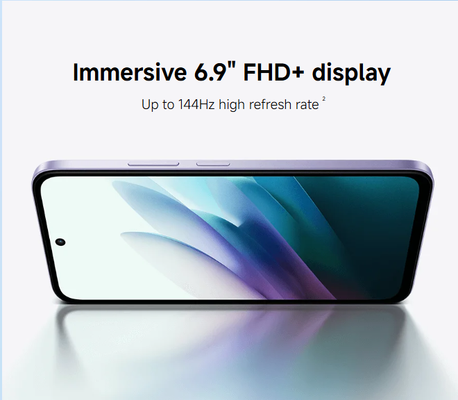 【Xiaomi Official】Redmi 15 Smartphone 6.9" HD+ Display, 6GB+128GB, 50MP AI Camera, 7000mAh Battery, Dual SIM, 4G Side fingerprint