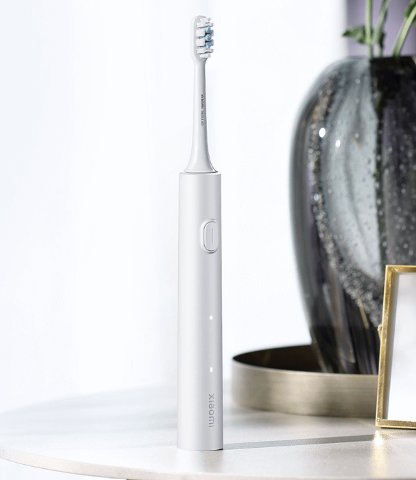 【Xiaomi Official】Xiaomi Electric Toothbrush T302 - Sonic Rechargeable Toothbrush 4 Brush Heads 4 Modes 150-Day Battery Wireless Charging IPX8 Waterproof