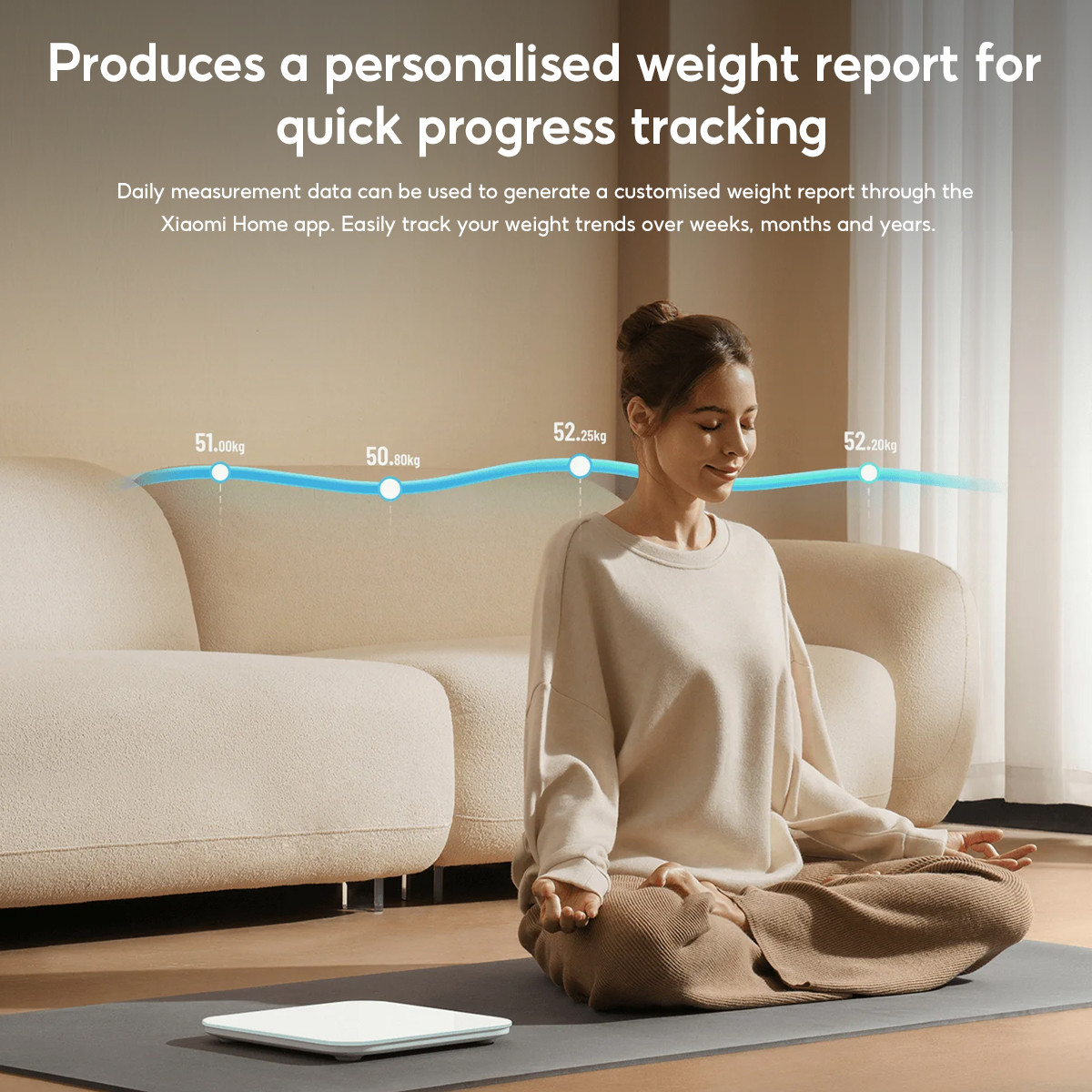 【Special Offer】Mi Smart Scale S200 - Digital Body Weight Scale Bluetooth BMI Health Monitor 150kg