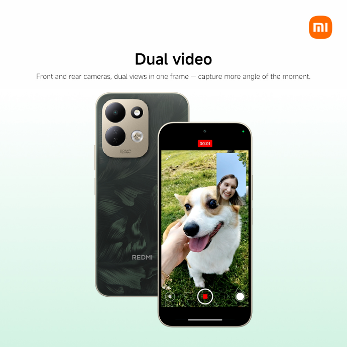 [New Arrival 🔥] Redmi 17 4G  Smart Phone 6.9" display 120Hz -  4GB RAM + 128GB ROM Dual SIM 7500mAh  Battery 50MP main camera Type C Side Fingerprint Android 16
