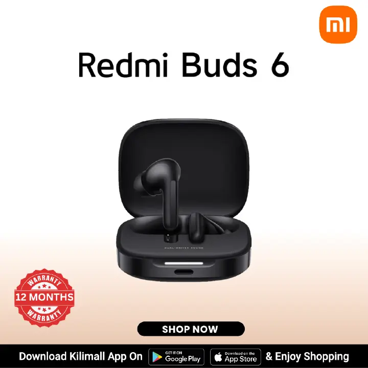 【Special Offer】Redmi Buds 6, Dual Driver TWS in Ear , 49dB Hybrid Active Noise Cancellation, Spatial Audio, Dual Device Connection, Quad Mic AI ENC, 42 Hrs Playtime, Custom EQ, Wireless Earphones