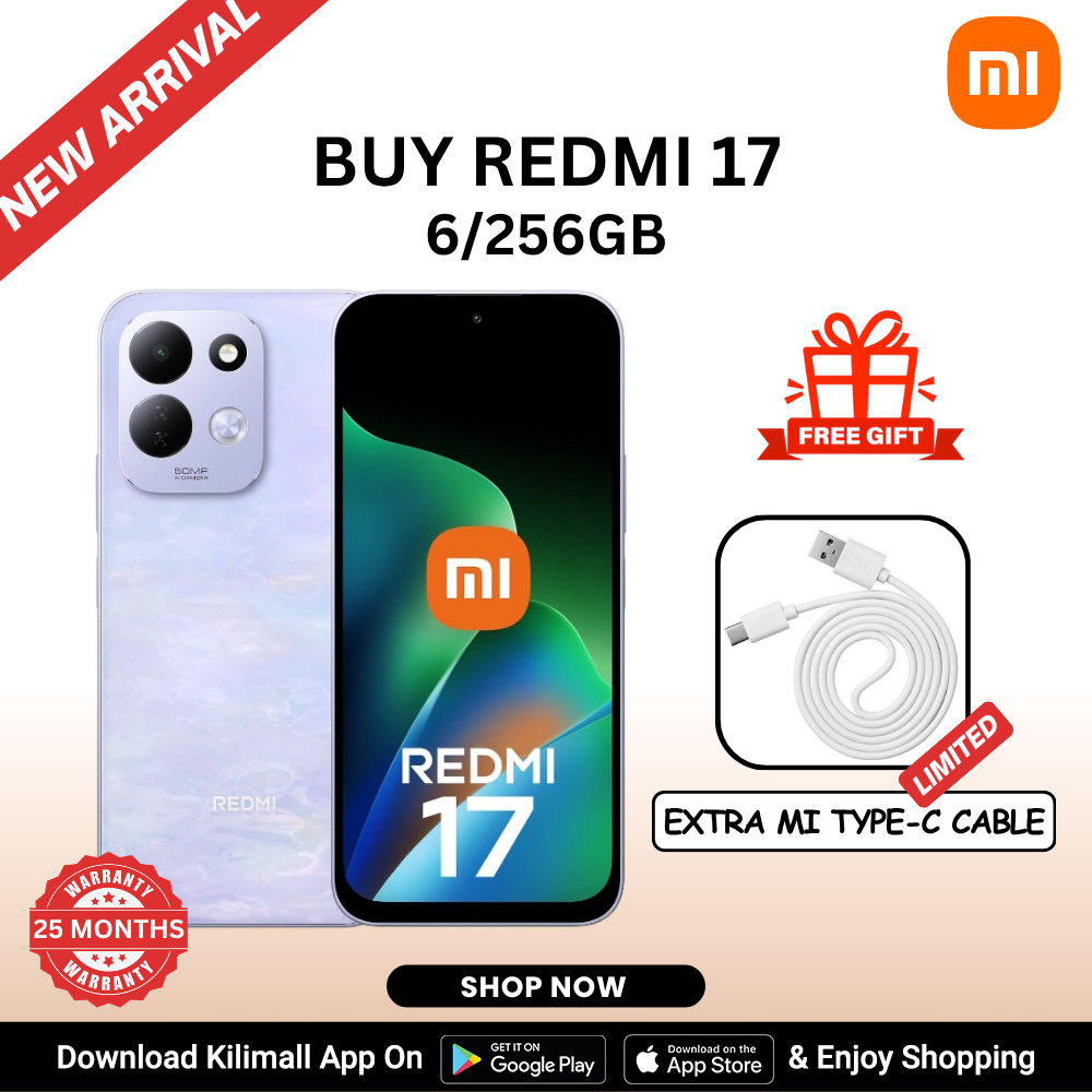 [New Arrival 🔥] Redmi 17 4G  Smart Phone 6.9" display 120Hz -  6GB RAM + 256GB ROM Dual SIM 7500mAh  Battery 50MP main camera Type C Side Fingerprint Android 16