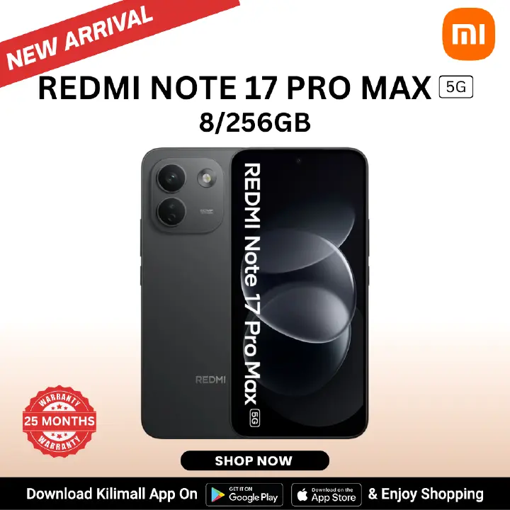 XIAOMI Redmi Note 17 Pro Max 5G 256 ROM + 8GB RAM 10000mAh Battery 100W HyperCharge Smartphone