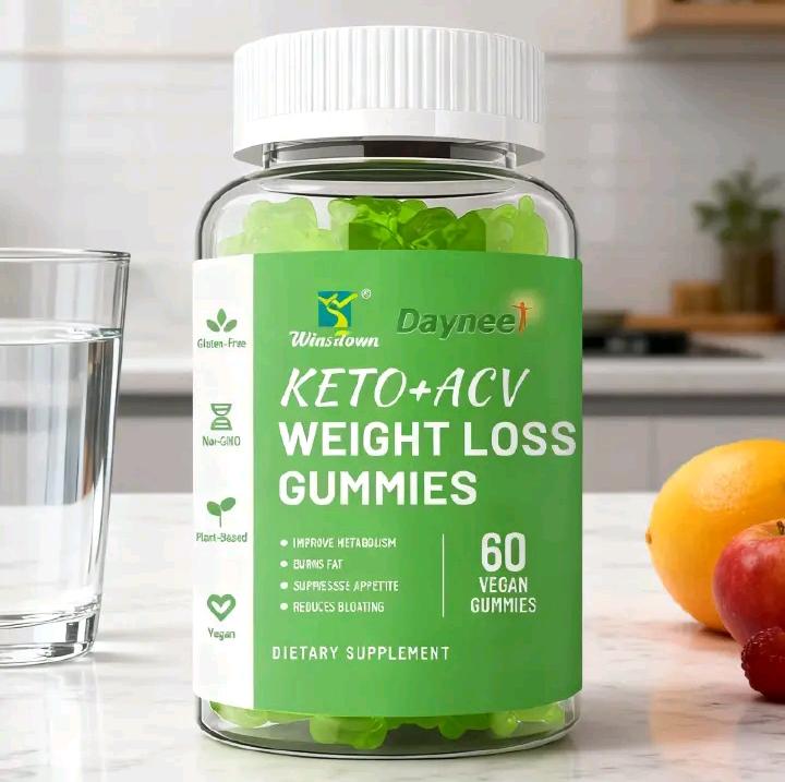 Daynee KETO+ACV Weight Loss GUMMIES Fat Burner Dietary Supplement Apple Cider Vinegar Gummies for Slimming, Losing Weight, Burning Fat, Detoxing & Helping Clarity Focus in Immune System