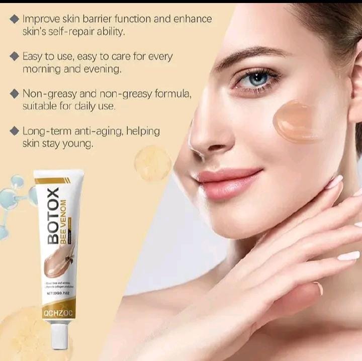 Botox Bee Venom Wrinkle Cream 20g – Moisturizing Anti-Aging Face Cream for Smooth & Hydrated Skin