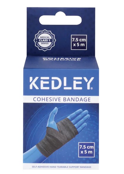 Kedley Cohesive Bandage 7.5cm x 5m Black