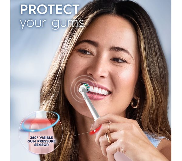 Oral-B Pro Series 3 Design Edition Electric Toothbrush plus Exclusive Travel Case Pink