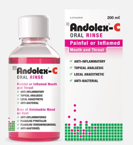 Andolex C Oral Rinse Mouthwash 200ml