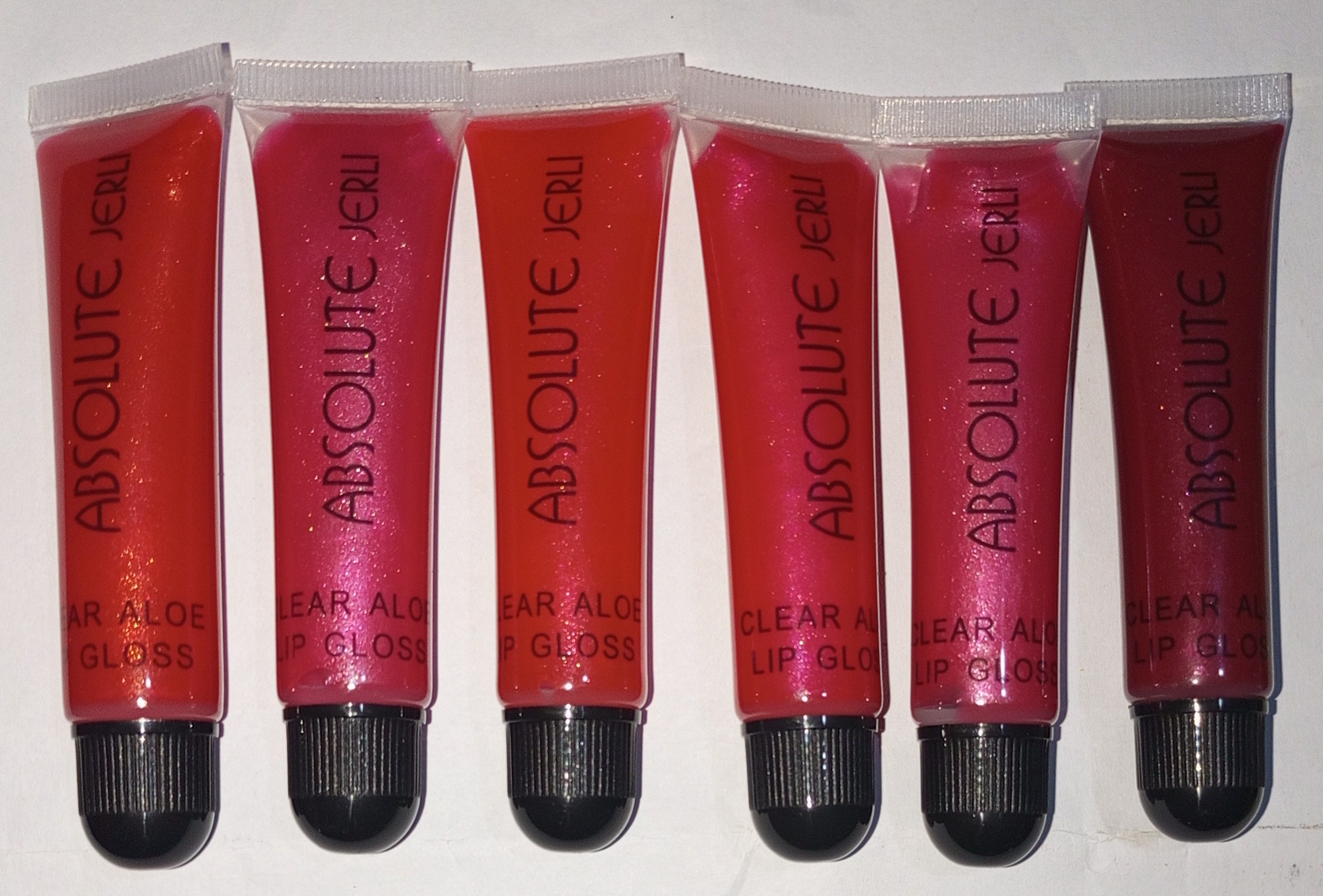 Absolute 6Pcs Shimmer Coloured Lip Gloss