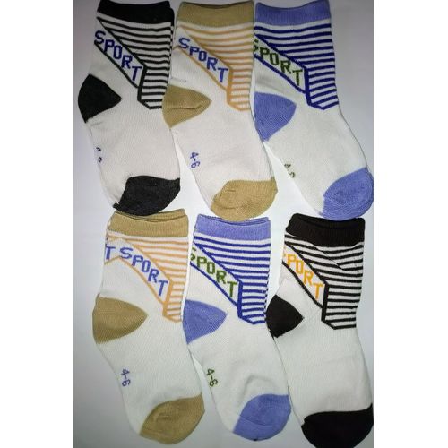 12 Pairs Children Cotton Socks, Baby Boys Multicoloured Assorted Pattern Boys Cool Socks