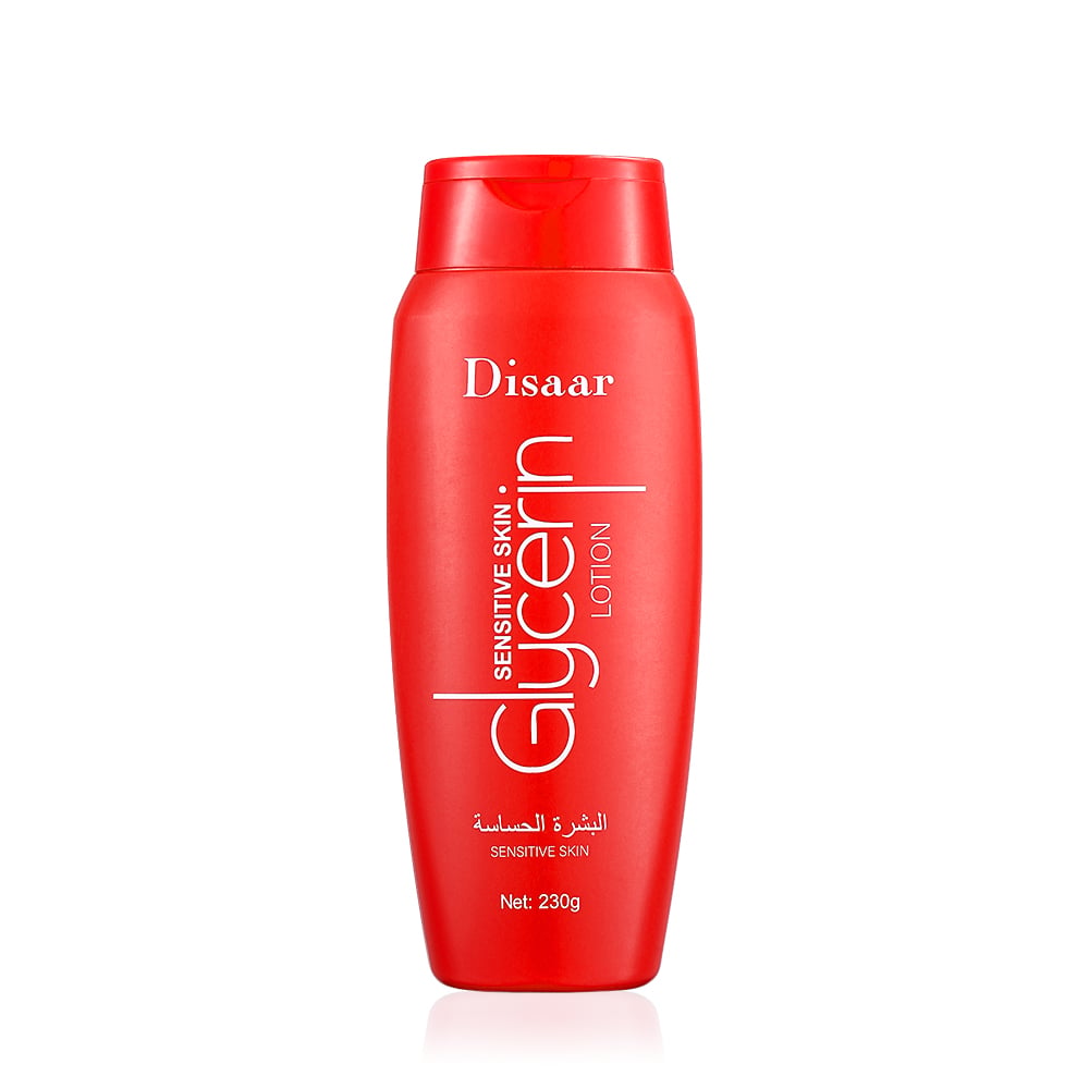 DISAAR Glycerin Body Lotion for Sensitive Skin - Non-Greasy Intensive Moisturizer, 230g, Hydrates & Nourishes Dry Skin for Men and Women