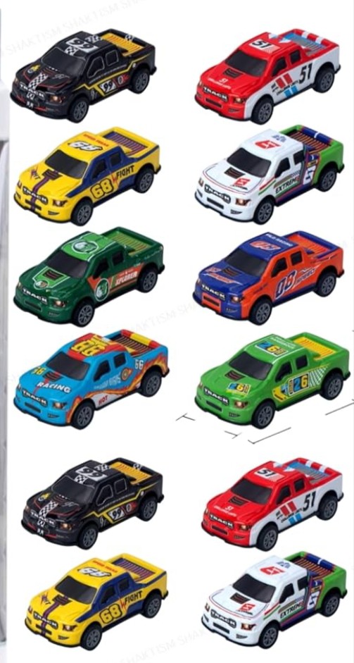Die-Cast Pull Back Toy Cars for Kids | Metal Mini Cars Set of 6 or 12| Playing Cars for Little Kids | Small Baby Toys for 3+ Years | Attractive Car Toys for Boys & Girls