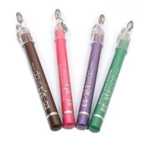 4pcs Colour Blocking Waterproof Eye And Lip Liner Pencils Jumbo Davis Eyeliner view 2