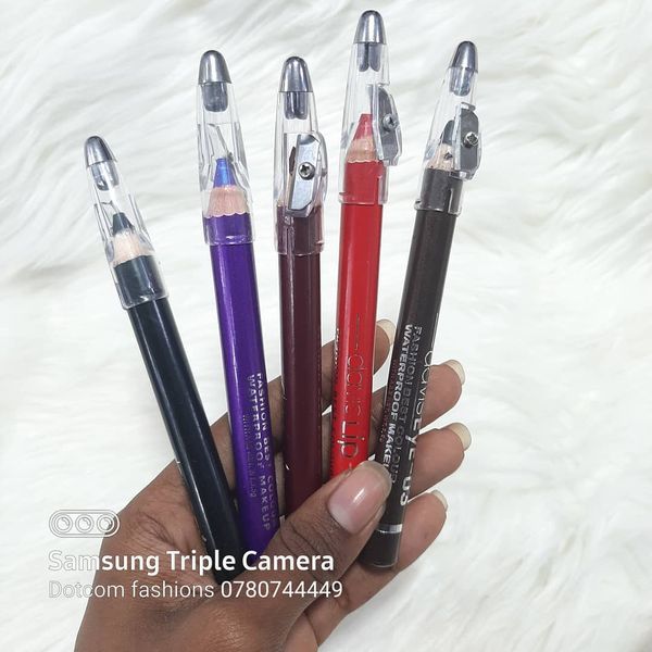 DAVIS 5pcs JUMBO Eyeliner Eye Pencil Bold Waterproof Eye Liner And Lip Liner Pencils - All Colours Available - Inform vendor your choice as you order for fast delivery view 3