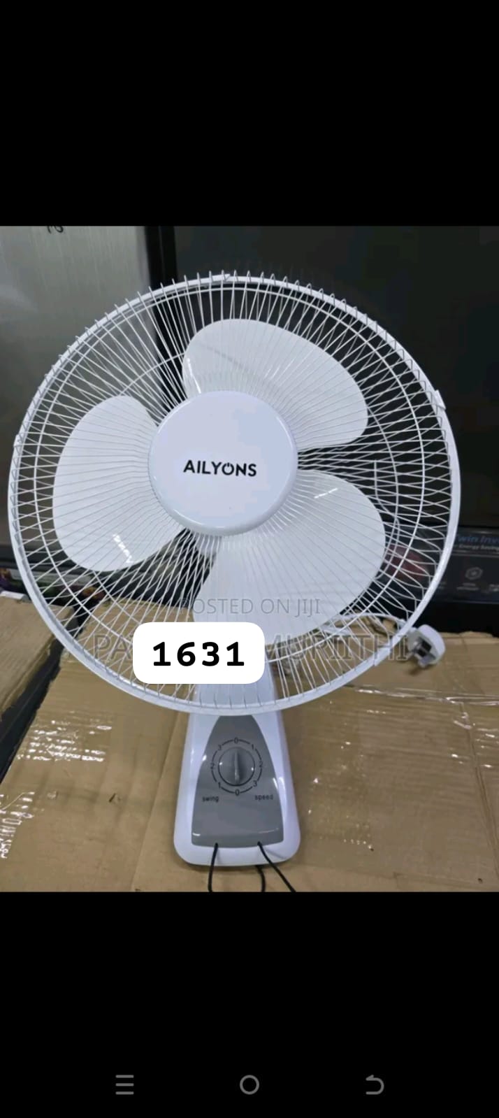 Ailyons 16-inch wall fan. It is a durable, high-quality, and energy-efficient home appliance designed for effective cooling. It typically features a 3-speed control panel, adjustable tilt