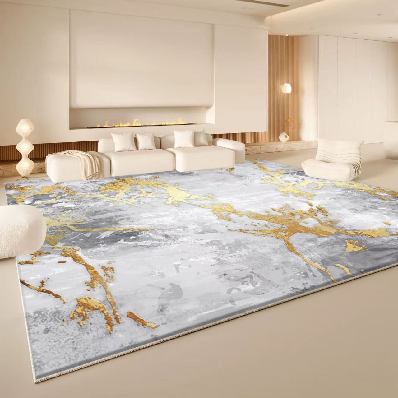 [KILIMALL SPECIAL OFFERS] High Quality 7*10 Luxurious 3D Carpet for Living Room Bedroom Mat Indoor Washable Floor Home and Decor Mat Size 7x10