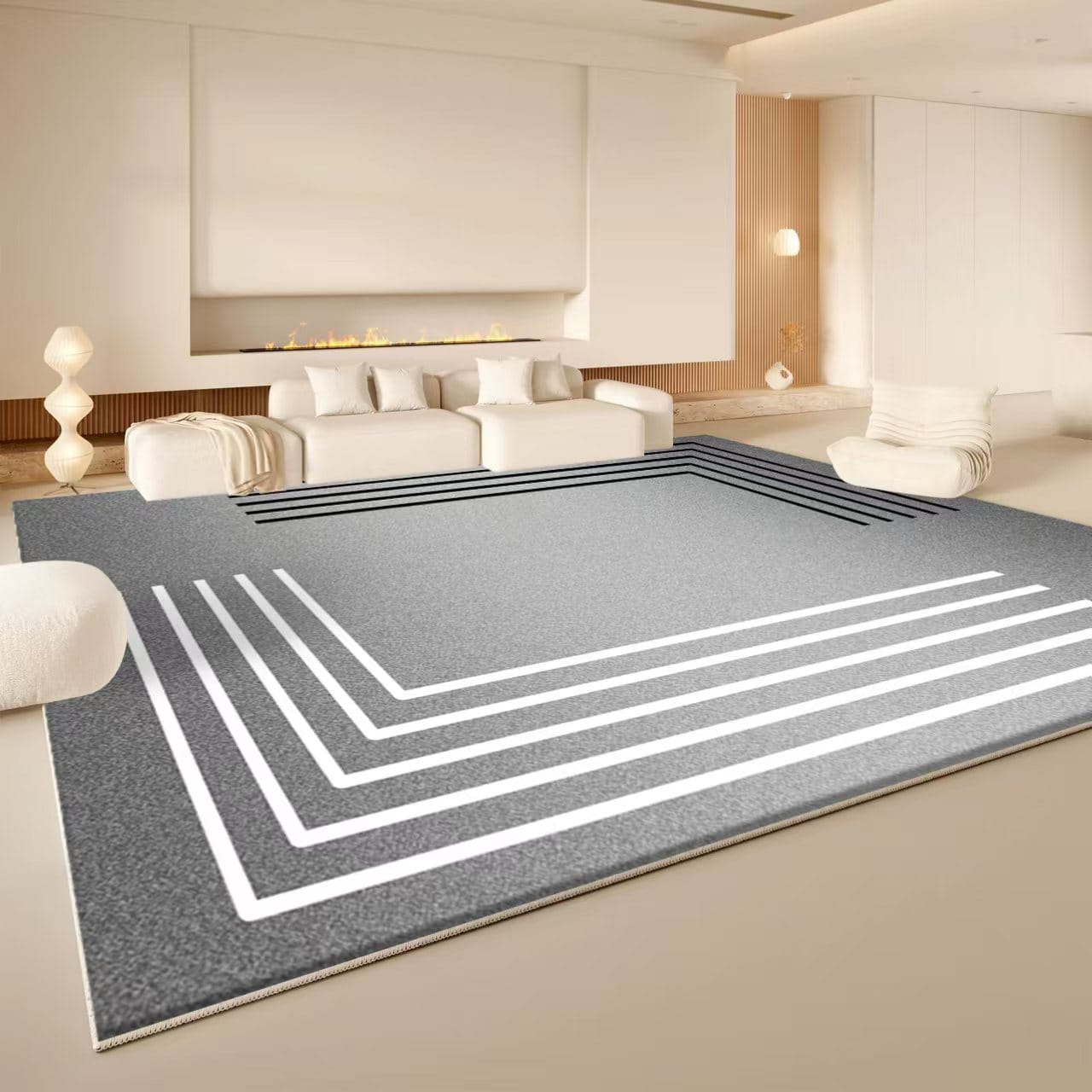 [KILIMALL SPECIAL OFFERS] High Quality 7*10 Luxurious 3D Carpet for Living Room Bedroom Mat Indoor Washable Floor Home and Decor Mat Size 7x10