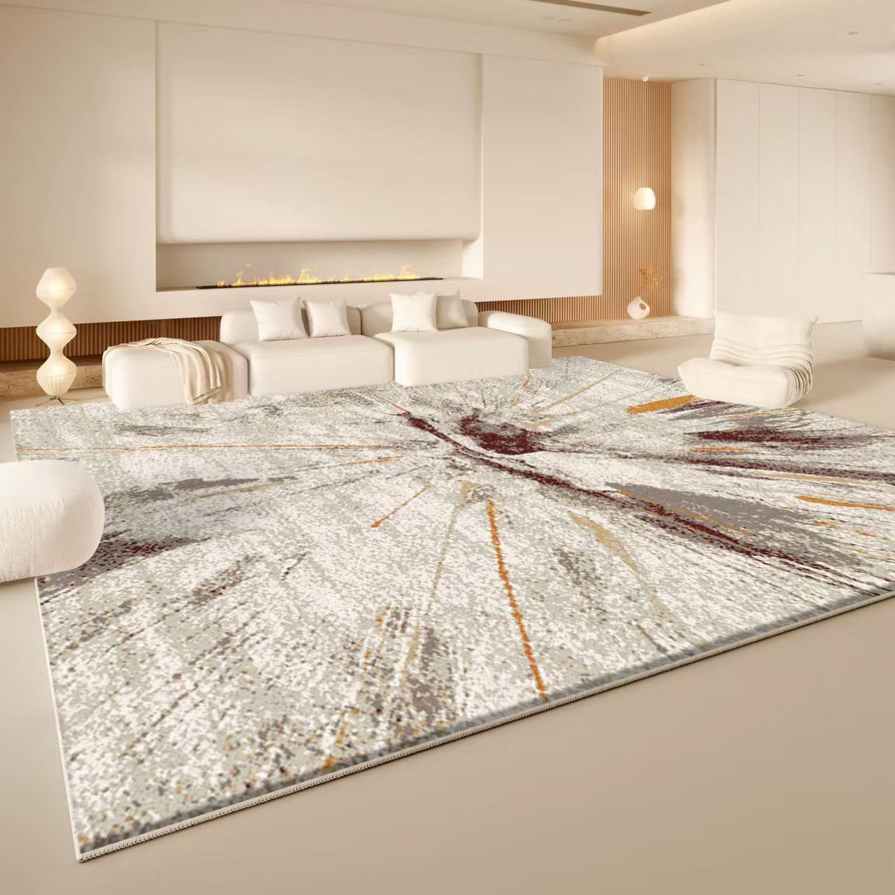 [KILIMALL SPECIAL OFFERS] High Quality 7*10 Luxurious 3D Carpet for Living Room Bedroom Mat Indoor Washable Floor Home and Decor Mat Size 7x10