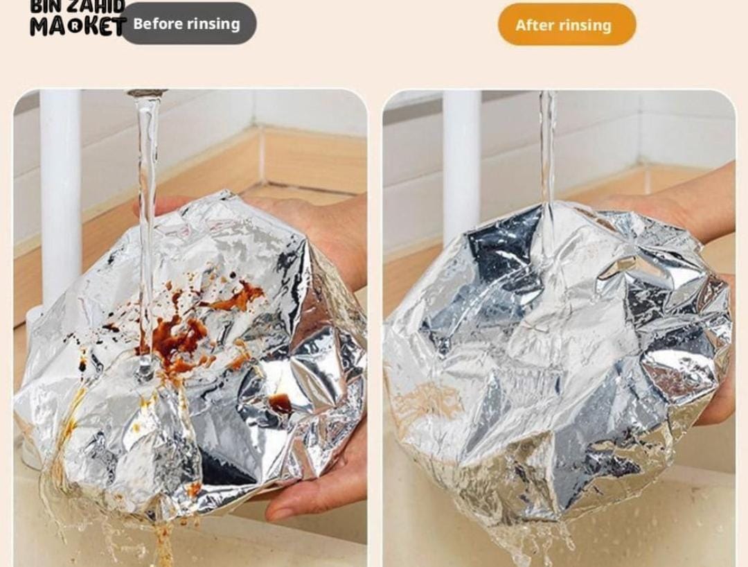 Reusable 10pcs Aluminum film foil  food covers. Heavy Duty Thermal Elastic Plate & Bowl Covers for Food Storage, Meal Prep, Picnics, and BBQ – Eco-Friendly Plastic Wrap Alternative. Aluminum foil bowl