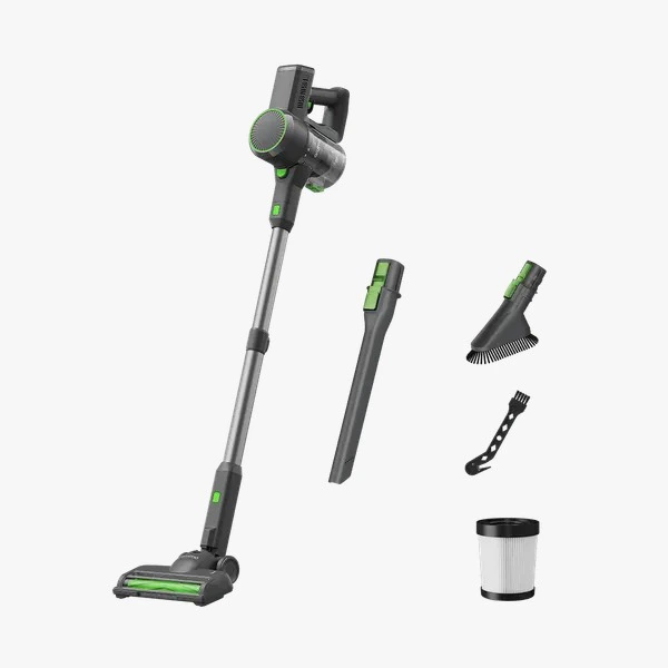 oraimo CordForce Plus Corded Stick Vacuum 500W Motor 500W Powerful Motor  40W Electric Brush  Self-standing Design 6m Cord & Multi-Clean Accessories