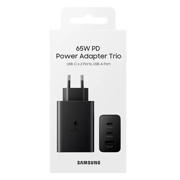 SAMSUNG 65W PD POWER ADAPTER TRIO SAMSUNG HEADER ONLY