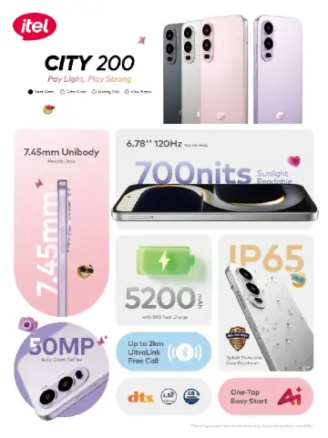 Itel City 200 8/128GB