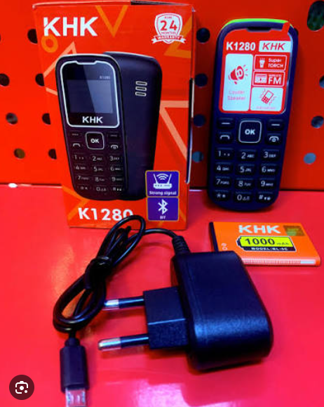 [NEW ARRIVAL] KHK K1280 DUAL SIM CARD SCREEN DISPLAY 1.44’’ FM RADIO SPORT LIGHT TORCH BATTERY CAPACITY 1000MAH VIBRATION BLUETOOTH 2 YEARS WARRANTY KABAMBE KATULULU BUTTON PHONE ON OFFER