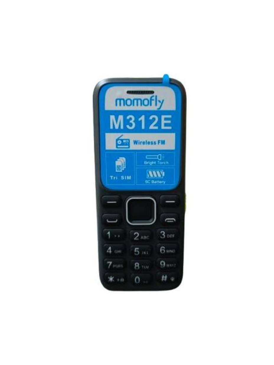 MOMOFLY M312E SCREEN 1.77’’ TRIPLE SIM 3 SM CARD SLOTS WIRELESS FM TORCH LIGHT 5C BATTERY KABAMBE KATULULU/BUTTON MOBILE PHONE ON OFFER 1 YEAR WARRANTY
