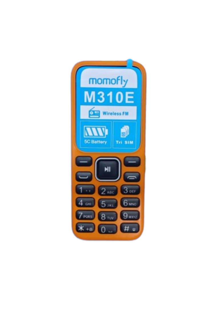 MOMOFLY M310E SCREEN 1.77’’ TRIPLE SIM 3 SM CARD SLOTS WIRELESS FM TORCH LIGHT 5C BATTERY KABAMBE KATULULU/BUTTON MOBILE PHONE ON OFFER 1 YEAR WARRANTY