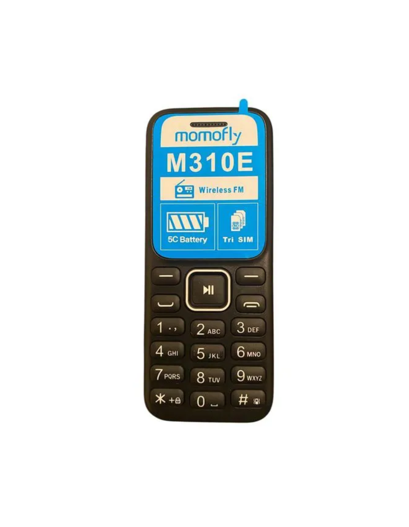 MOMOFLY M310E SCREEN 1.77’’ TRIPLE SIM 3 SM CARD SLOTS WIRELESS FM TORCH LIGHT 5C BATTERY KABAMBE KATULULU/BUTTON MOBILE PHONE ON OFFER 1 YEAR WARRANTY