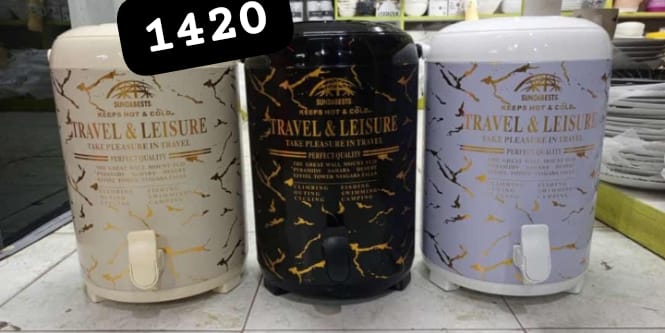 9.5L Stainless Steel Insulated Food Flask – Hot & Cold Beverage Dispenser 🍲☕❄️ Keep your food and drinks at the perfect temperature with this 9.5L premium insulated food flask. Designed for both hot