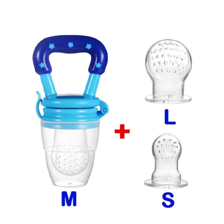 👶 3-in-1 Baby Fruit Feeder Pacifier with Silicone Teether & Extra Nipples Introduce your little one to fresh fruits and healthy snacks the safe and easy way with this 3-in-1 Baby Fruit Feeder Pacifi