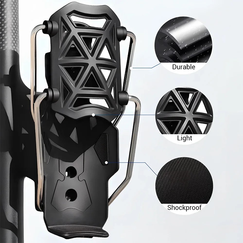 Universal 360° Rotation Bike Cup Holder for MTB Road Cycling Motorcycle Motorbike Adjustable Handlebar Mount Water Bottle Cage