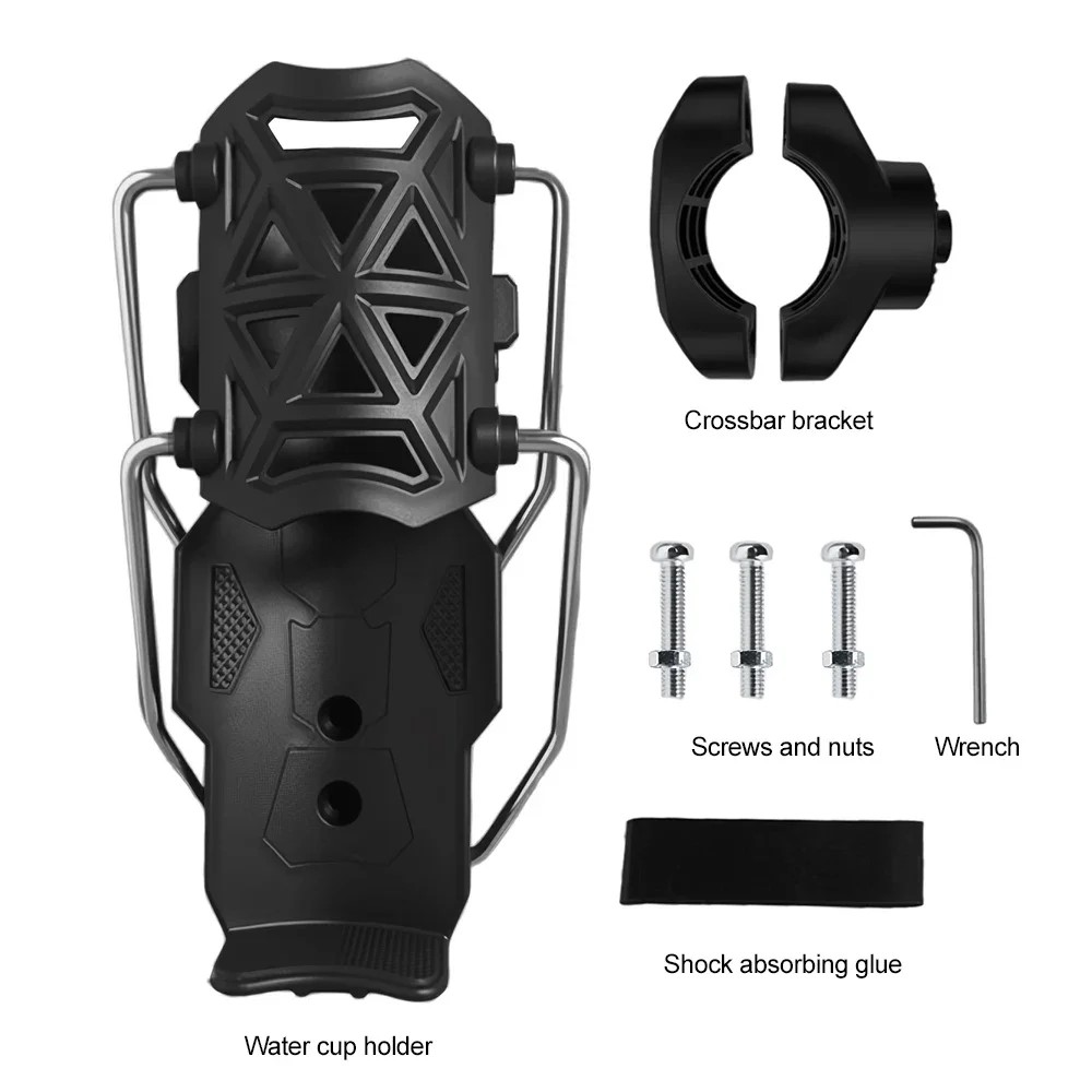 Universal 360° Rotation Bike Cup Holder for MTB Road Cycling Motorcycle Motorbike Adjustable Handlebar Mount Water Bottle Cage