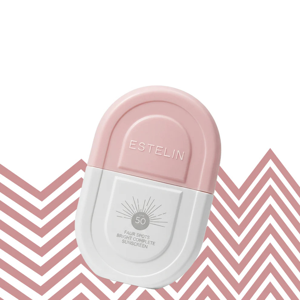 Estelin Fade Spot Bright Complex Sunscreen SPF 50-  Formulated with niacinamide and roseship oil for a White Cast-Free Finish