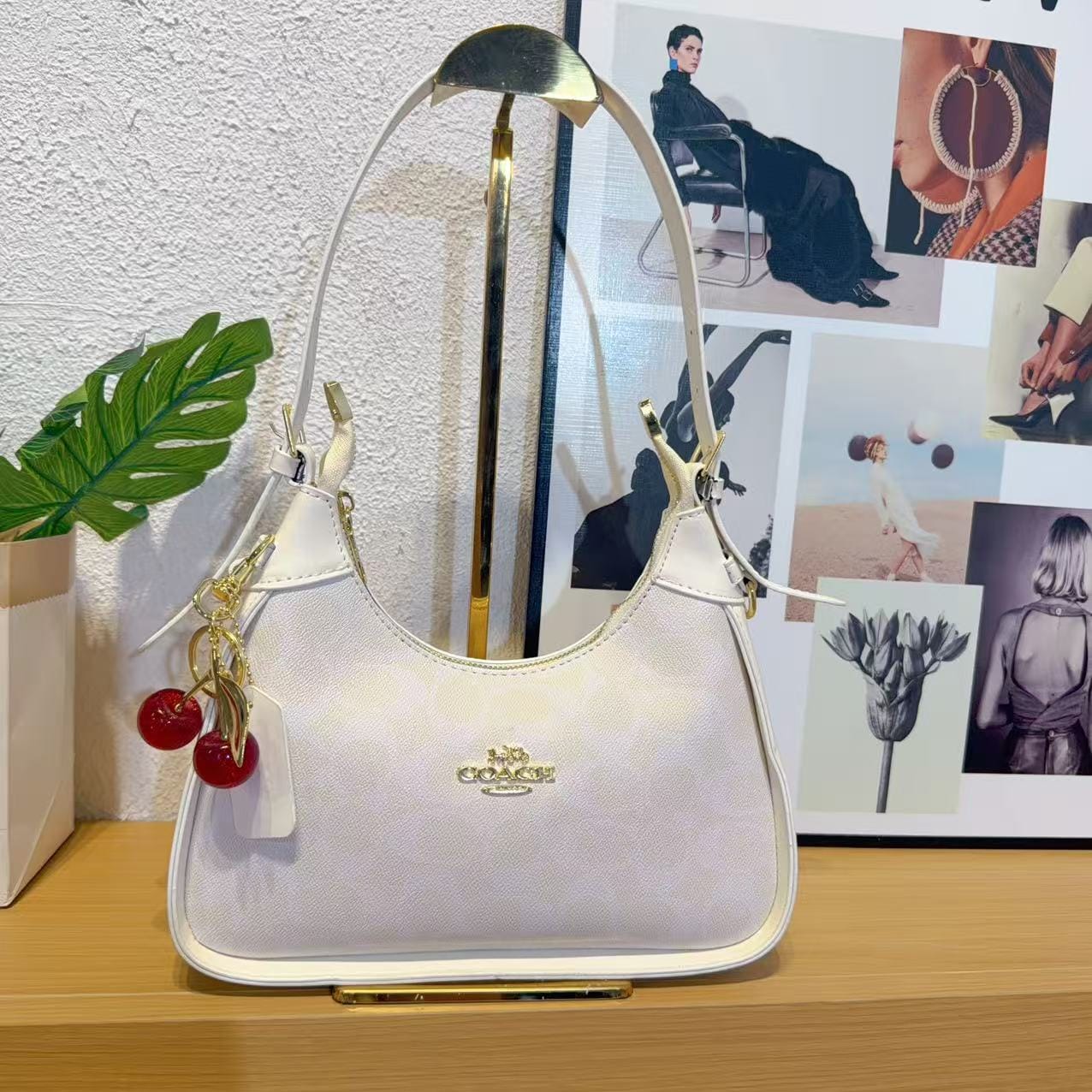 Women’s Trendy Casual Shoulder Bag Fashion Ladies Coach Handbag Stylish Everyday Purse Versatile Shoulder Crossbody Bag for Shopping Travel Office and Daily Wear