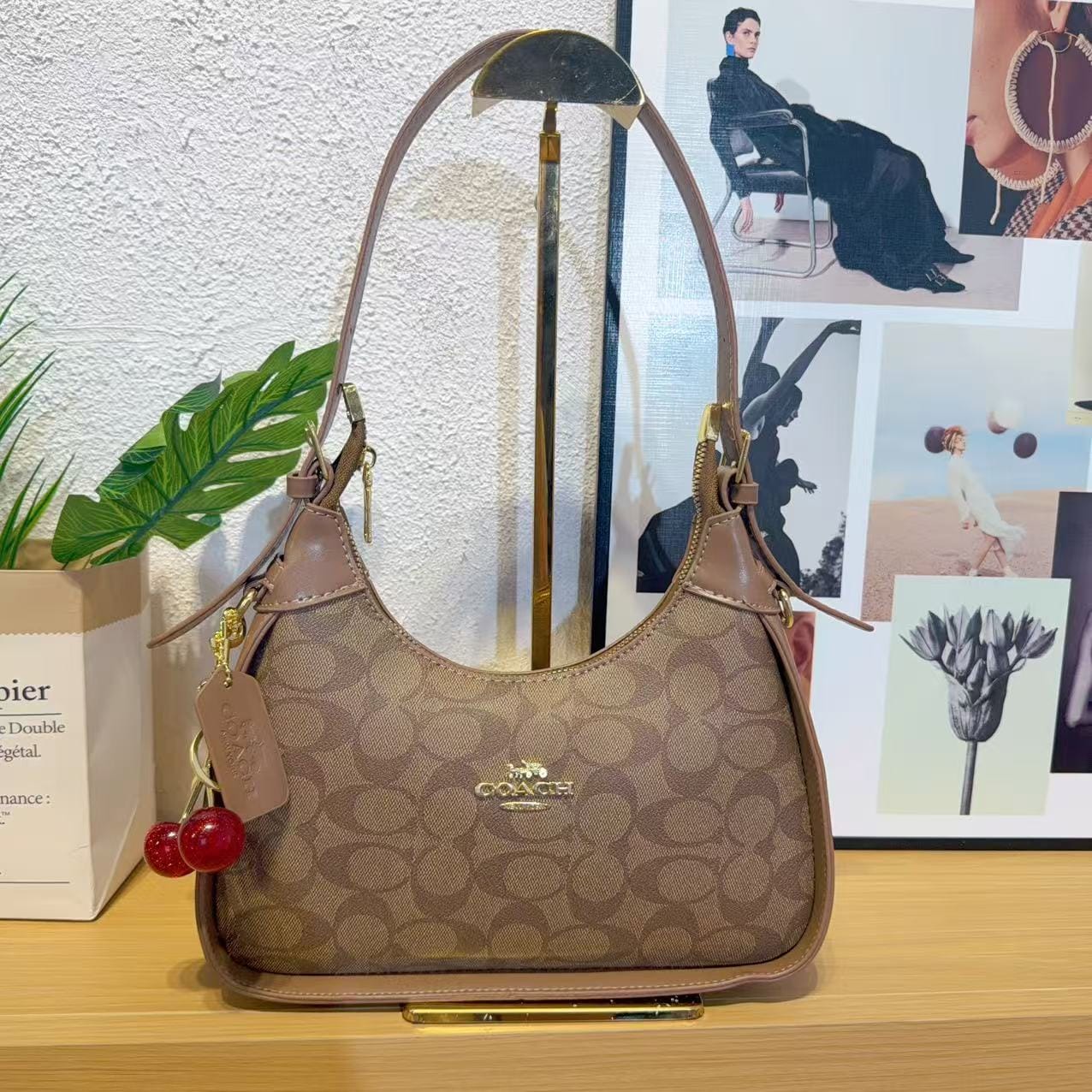 Women’s Trendy Casual Shoulder Bag Fashion Ladies Coach Handbag Stylish Everyday Purse Versatile Shoulder Crossbody Bag for Shopping Travel Office and Daily Wear