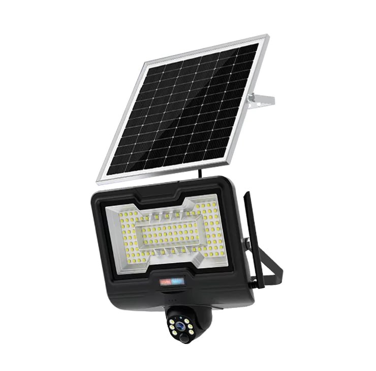 Solar Light 600W Solar Floodlight with 4G CCTV Camera, SIM Card PTZ, Motion Tracking, Night Vision, Two-Way Audio