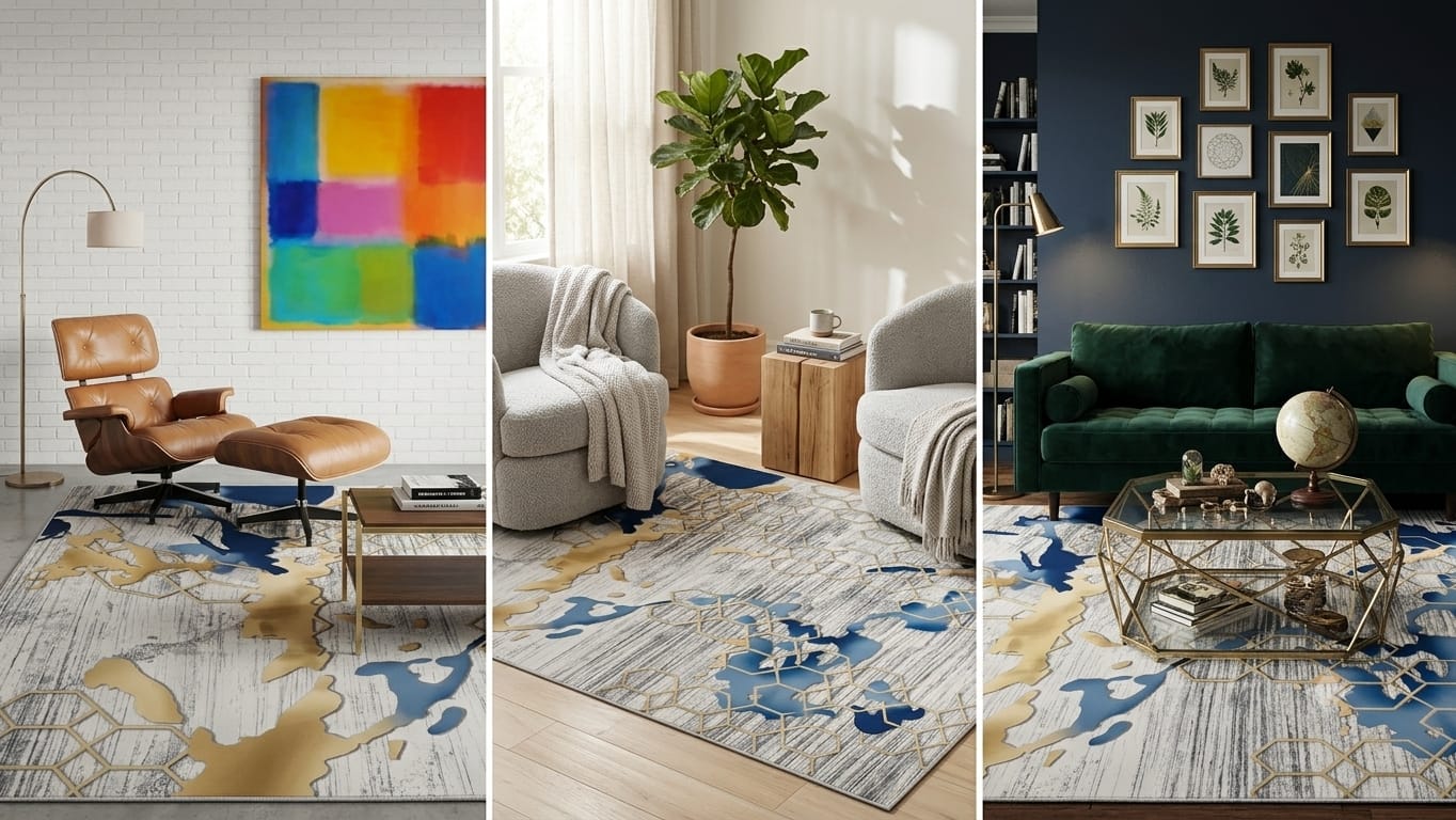 7×10 ft Woven 3D Carpet. Perfectly balancing modern artistry with everyday functionality, this large-format area rug 7×10 ft Woven 3D Carpet. Perfectly balancing modern artistry with everyday function