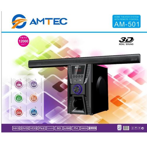 CLEARANCE OFFER Amtec AM-501 2.1ch HI-FI Multimedia Speaker System 12000 Watts PMPO