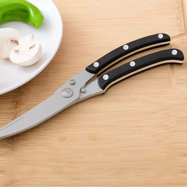 High Quality Stainless Steel Kitchen/Chicken Scissors – Heavy Duty Poultry Shears for Cutting Meat, Bones, Vegetables & BBQ Food Prep
