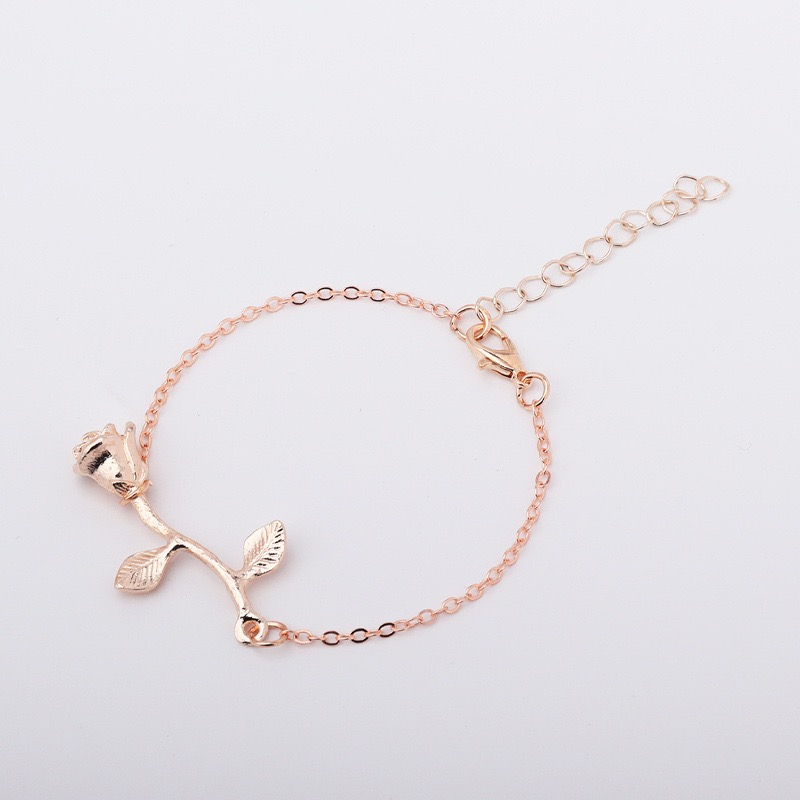 2Pcs Set Watch Bracelet Watch Bohemian Style Fashion Women Rose Gold Pink Diamond Rose Flower Exaggerated Jewelry Set For Shopping And Mtching Everyday Wear Or Gifts