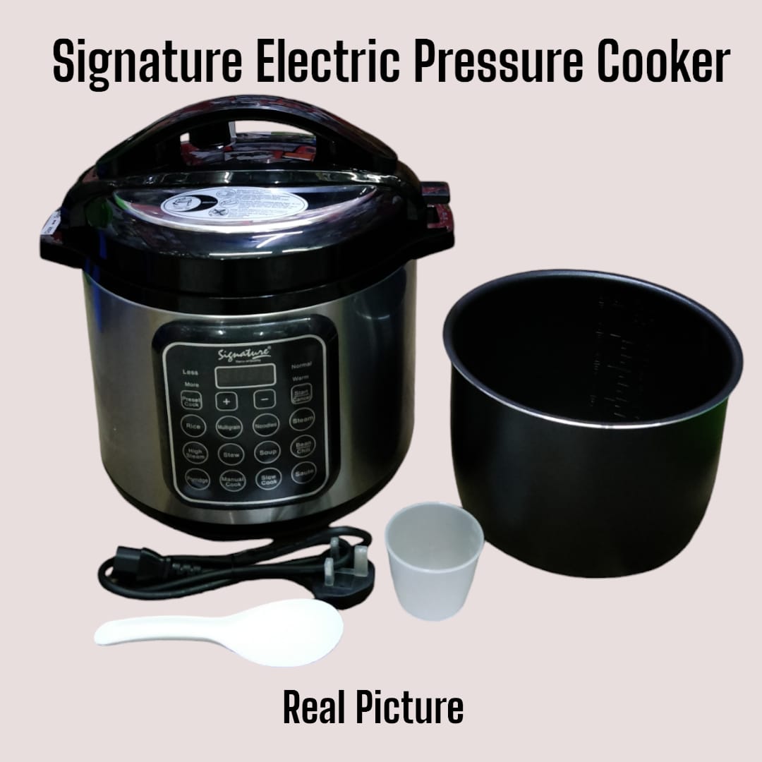 ✨ Signature Multi-Function Electric Pressure Cooker | High-Performance Smart Pot with Digital Display | Unique & Classy Cooking Resource [6L / 8L] ✅