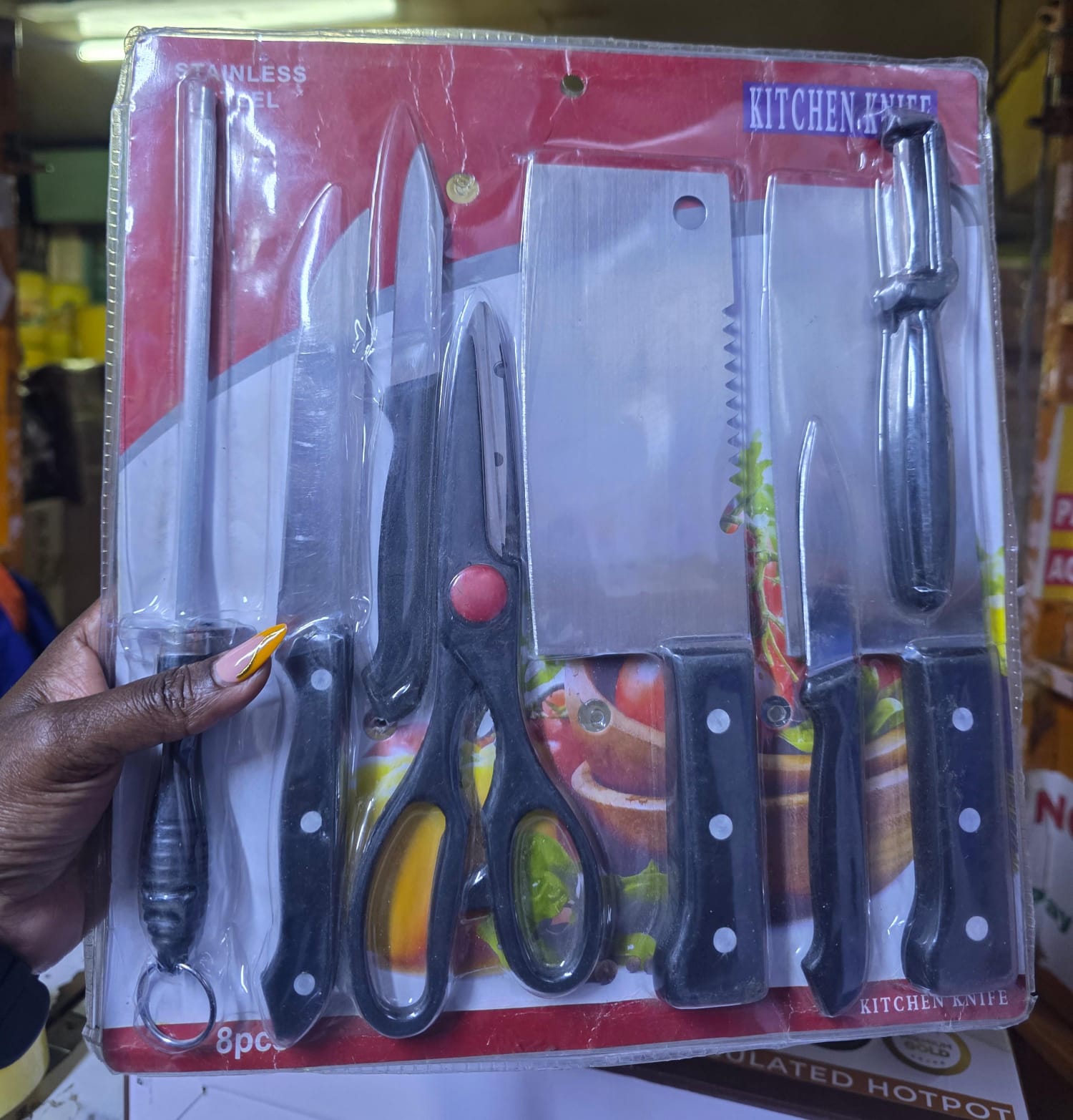 ✨ Premium 7-Piece Stainless Steel Kitchen Knife Set | High-Performance Precision Culinary Cutlery | Unique & Classy Home Block Resource ✅
