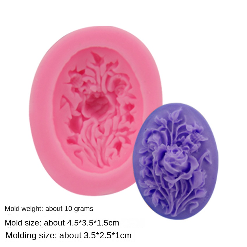 Rose Series Silicone Fondant Mold – DIY Baking & Cake Decorating Tools for Kitchen
